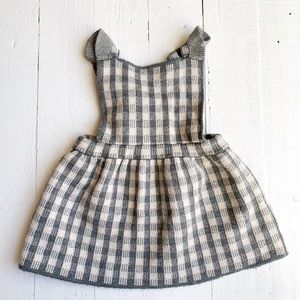 Zara plaid knit dress size 6-9 months